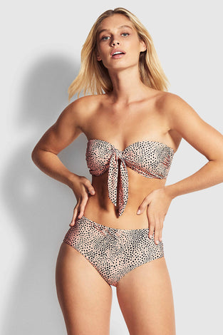 Safari Spot Mid Rise Bikini Pants